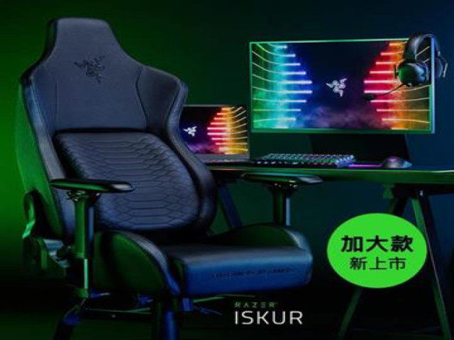 雷蛇 Razer Iskur 電競椅 黑 XL RZ38-03950200-R3U1/黑