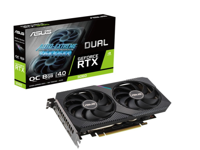 華碩 GeForce DUAL RTX3060 O8G 顯示卡